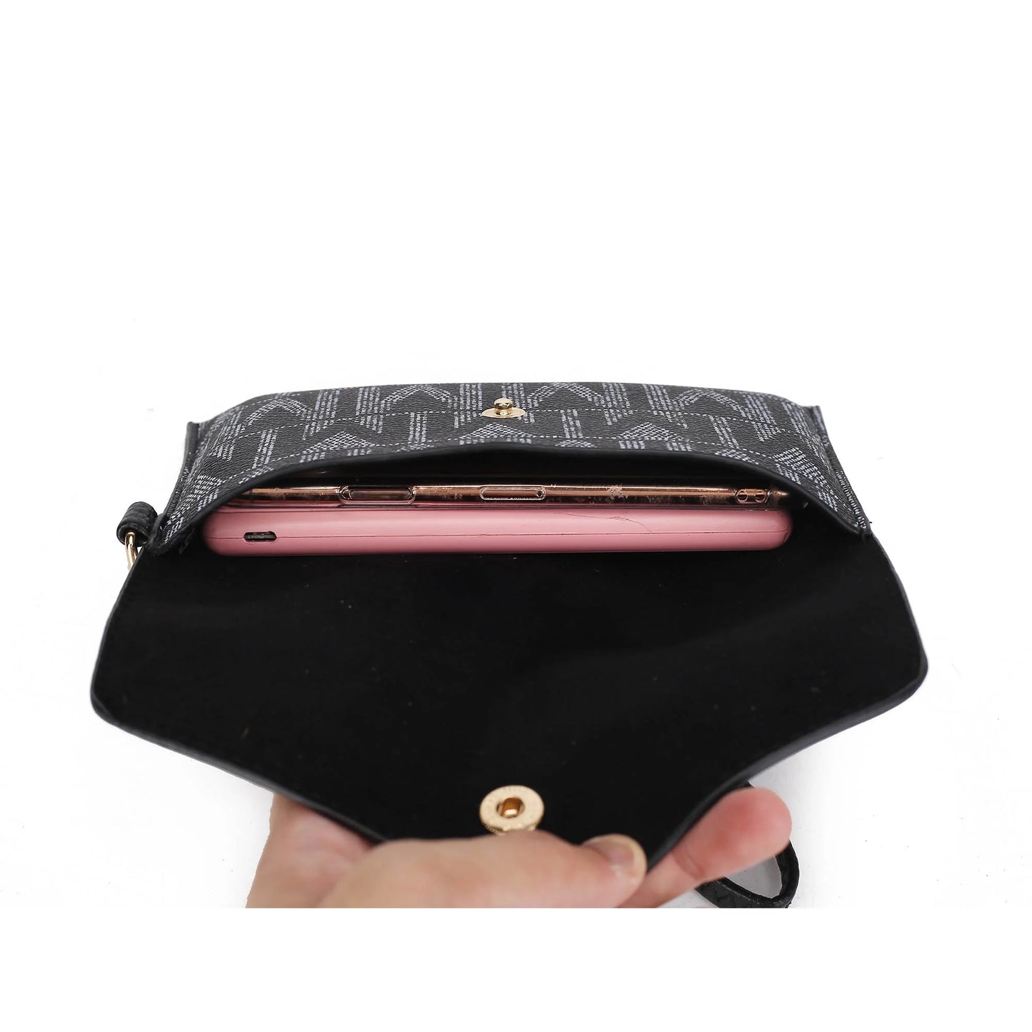 by Mia K. Marimar Women'S Tote Bag with Pouch and Wristlet, Signature 4 Piece Set - Burgundy Red